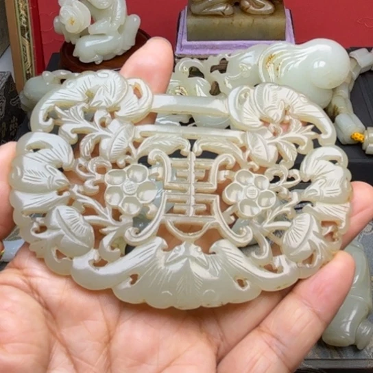 和田玉颈饰未镶嵌海****调