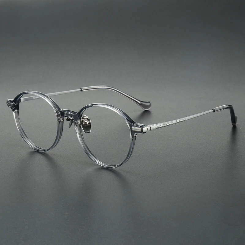 超轻日系复古圆框近视眼镜框可配度数素颜小框男女防蓝光平光镜架