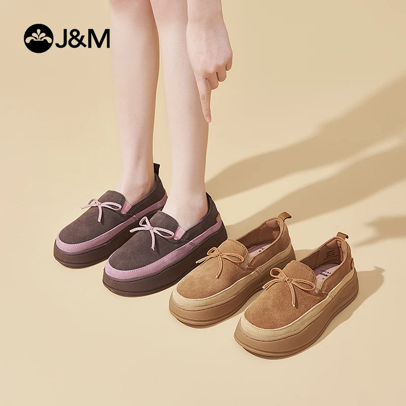 复古休闲乐福鞋女2025新款厚底老钱风必备女鞋87937W