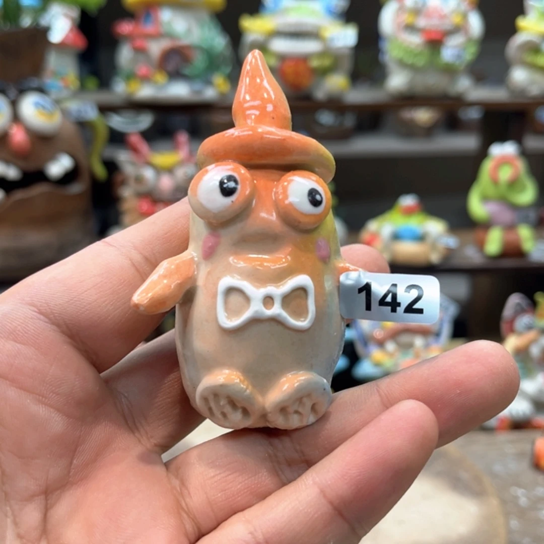 摆件直播间手工陶瓷抽像摆件142