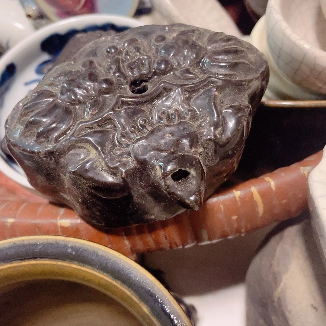 呆***8摆件陶瓷小小美品摆件