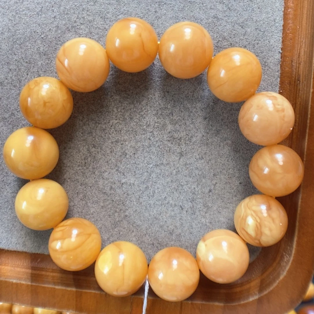 未镶嵌蜜蜡手串蜜蜡手串