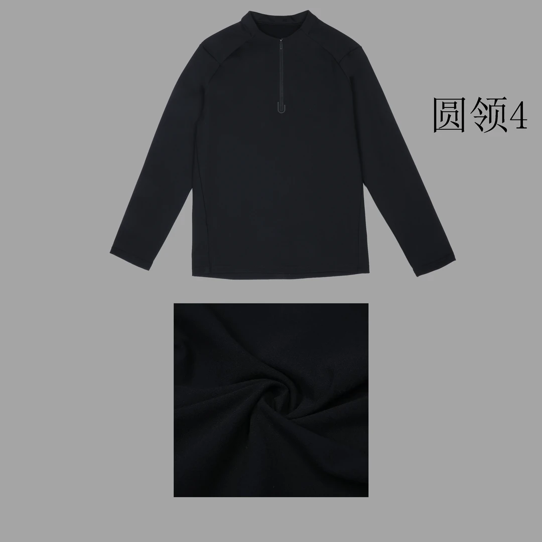 {LY}高领新款男士休闲加绒拉链卫衣