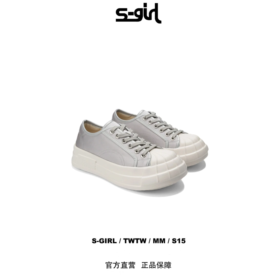 SGIRL TWTW【J690-3】贝壳头女春夏爆款大头板鞋厚底百搭休闲鞋
