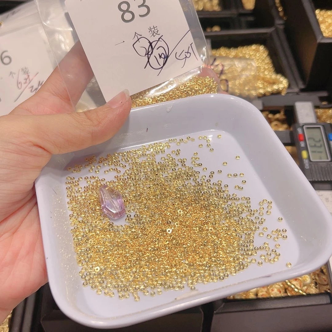 紫晶珠宝半成品银S925镀金镶嵌83