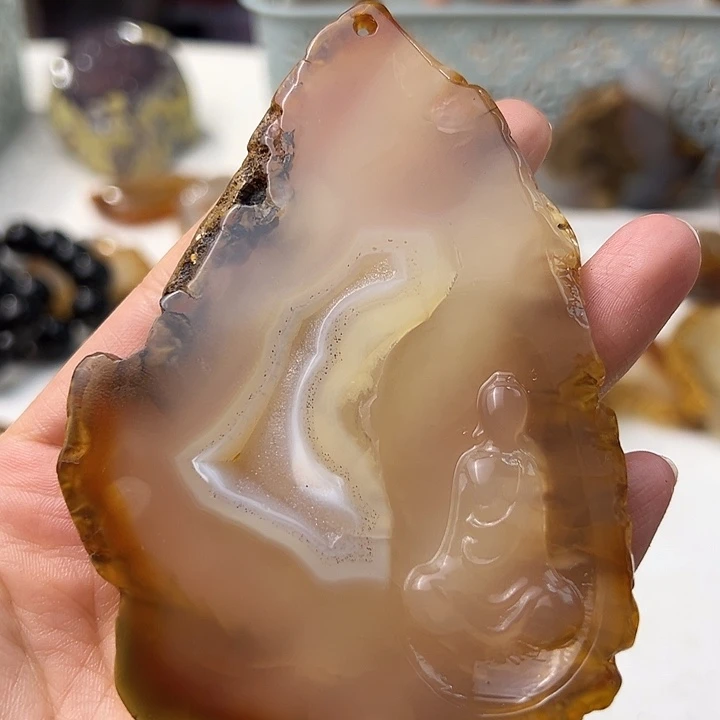 未镶嵌颈饰玛瑙/玉髓