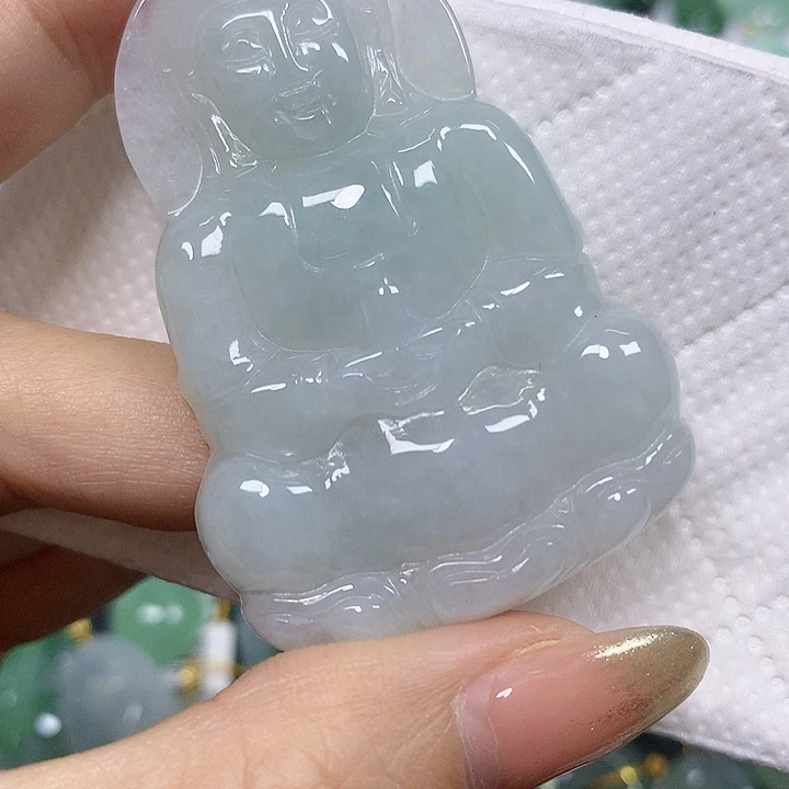 翡翠未镶嵌颈饰挂件