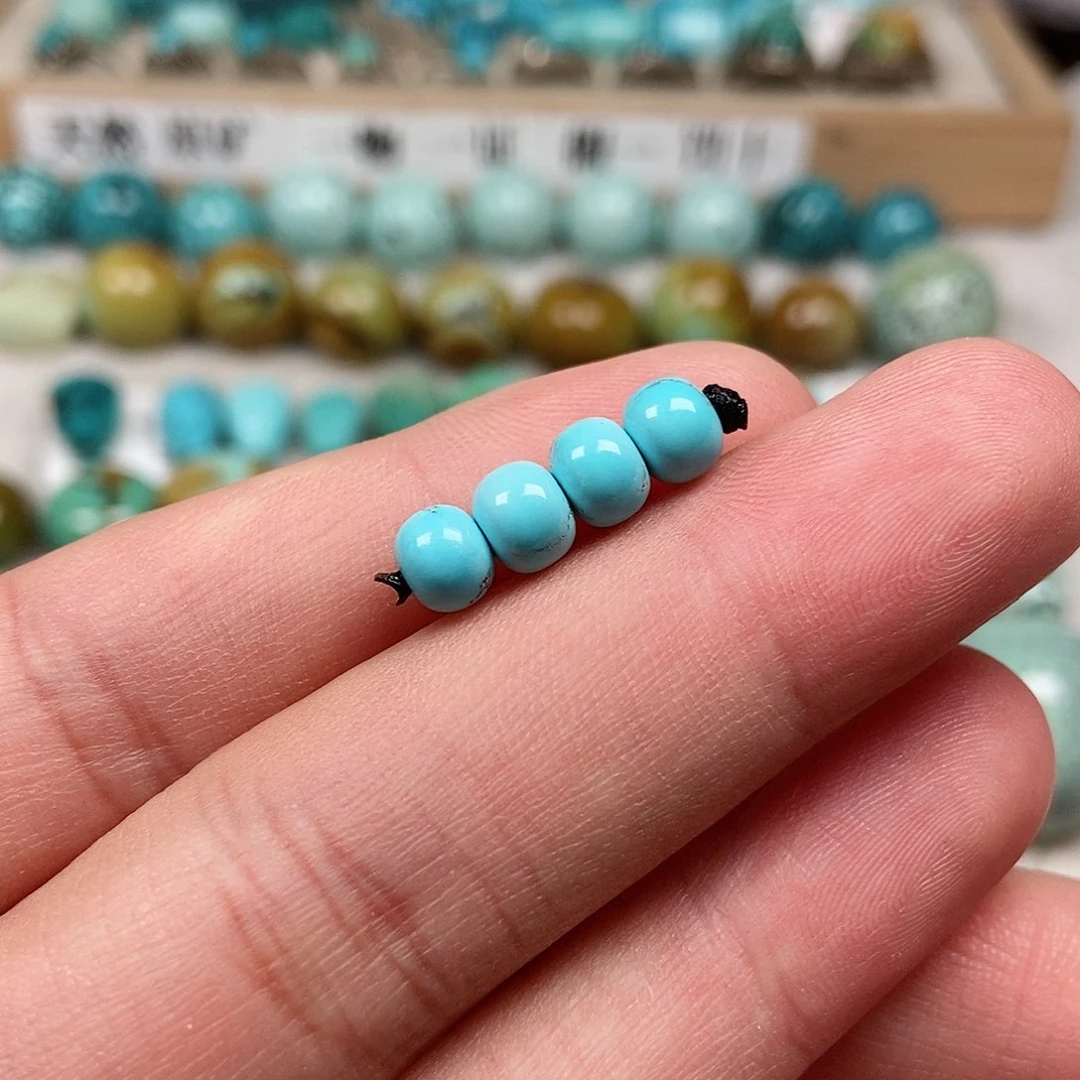 未镶嵌绿松石珠宝半成品