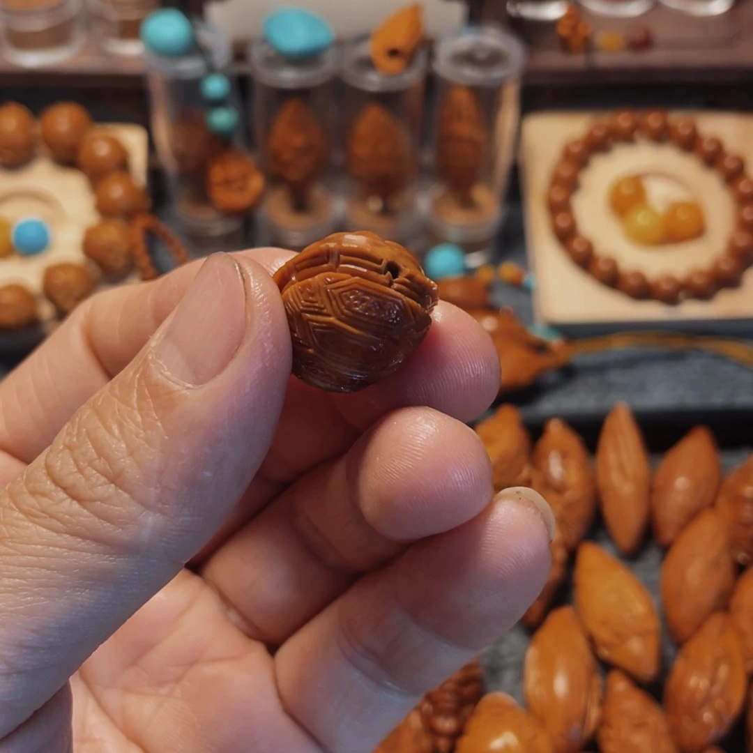 橄榄核手串/手链微花富甲天下