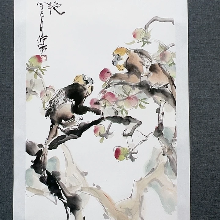 国画书画作品多次