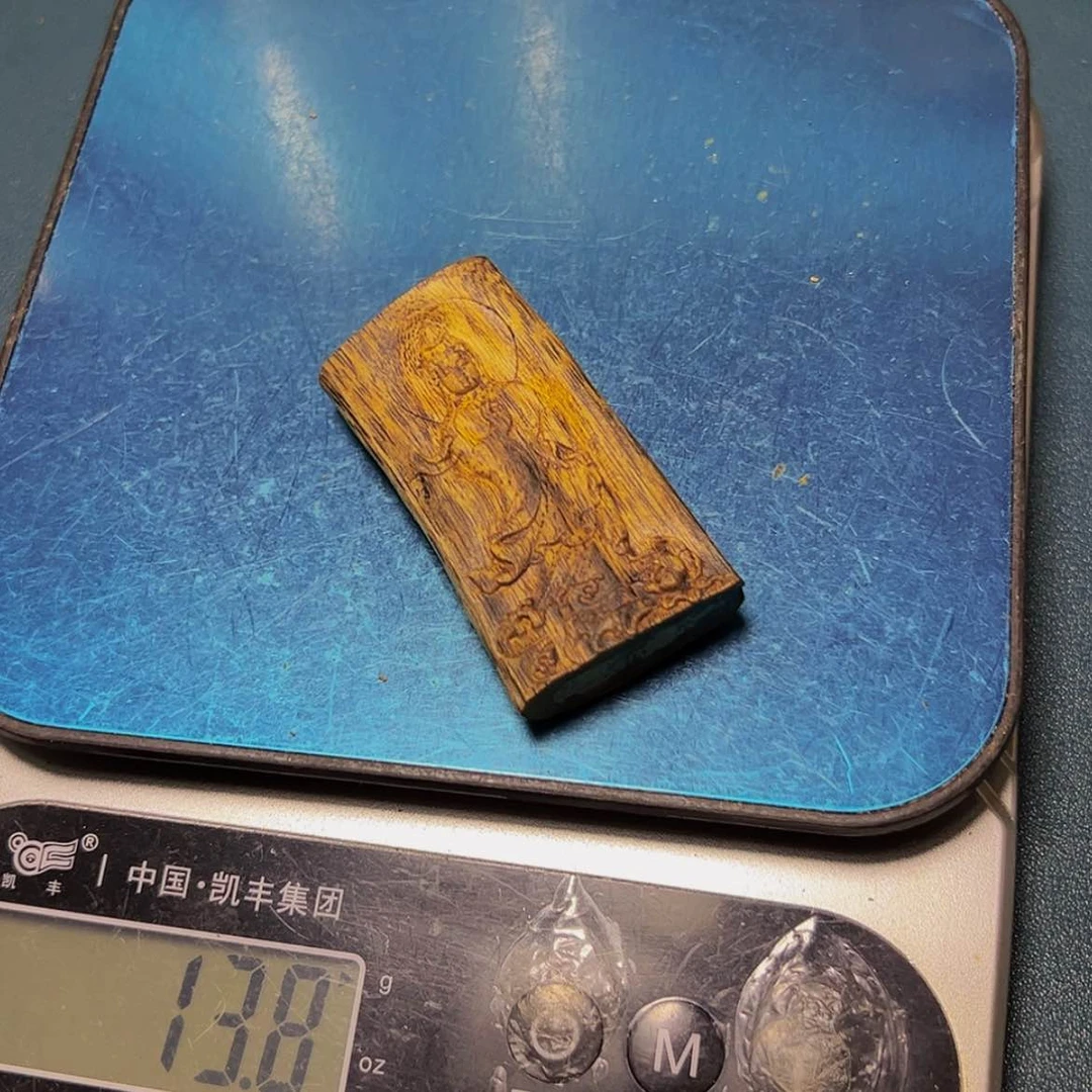 【闪购商品】手把件沉香妙**符棋楠沉香料