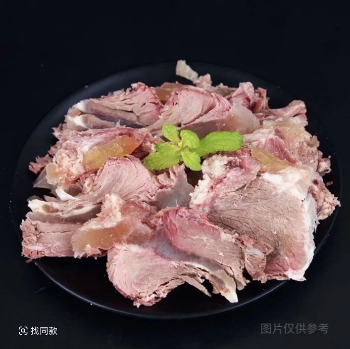 新鲜原味 黄牛筋肉 3斤起拍 熟牛拆骨肉大块小块都有筋多