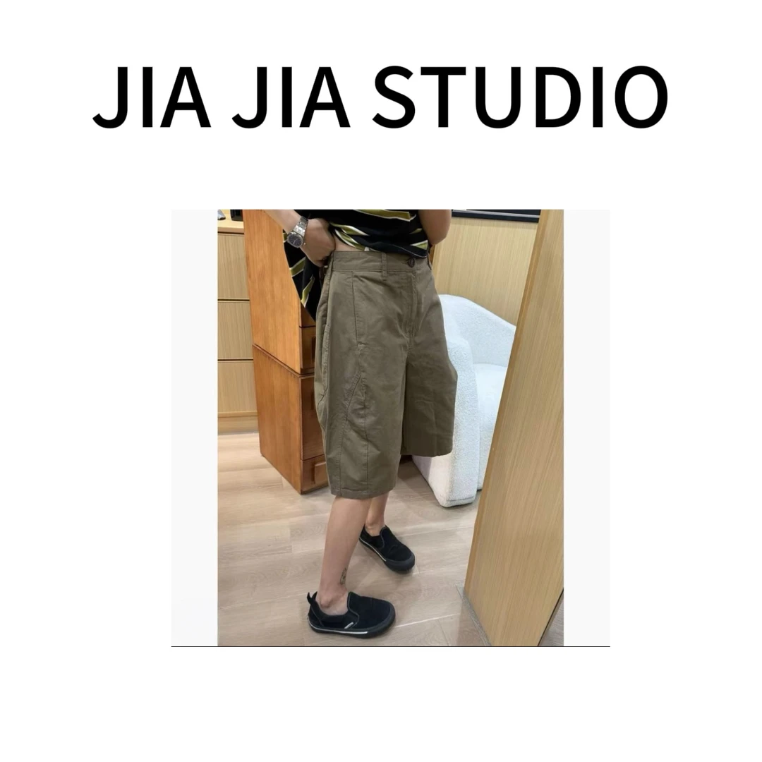 嘉嘉推荐#6720【夏季-冰棉】遮肉显瘦气球五分裤