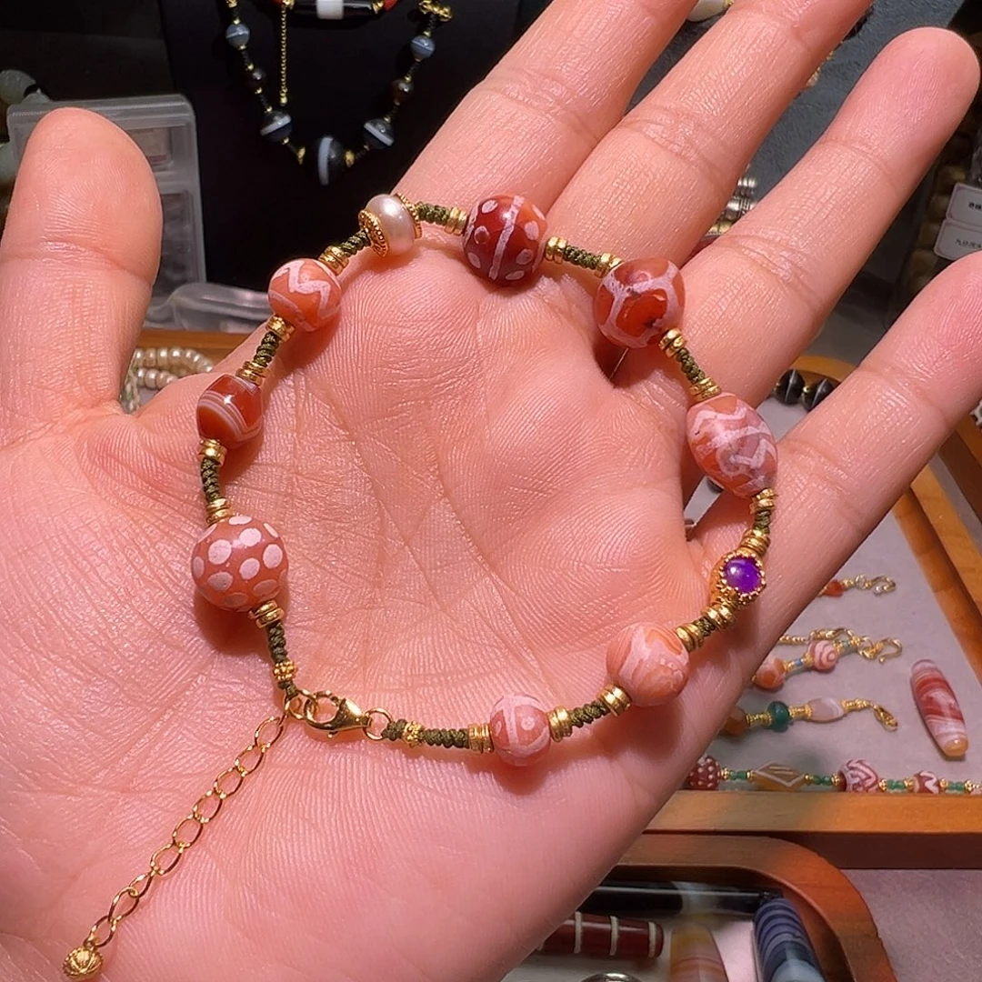 玛瑙/玉髓未镶嵌手链