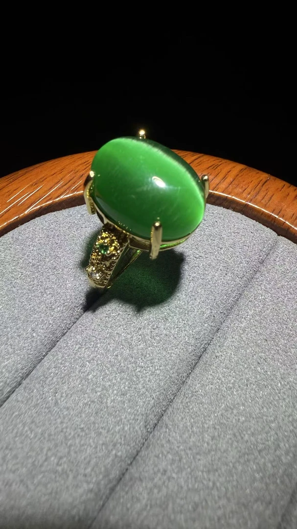 非金属珐琅戒指 A212蛋面戒指时尚大气精品首饰