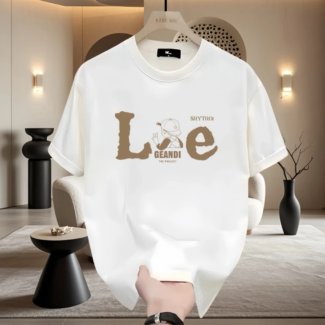 美式潮牌纯棉短袖T恤夏季新款青年男女款ins圆领简约百搭半袖上衣