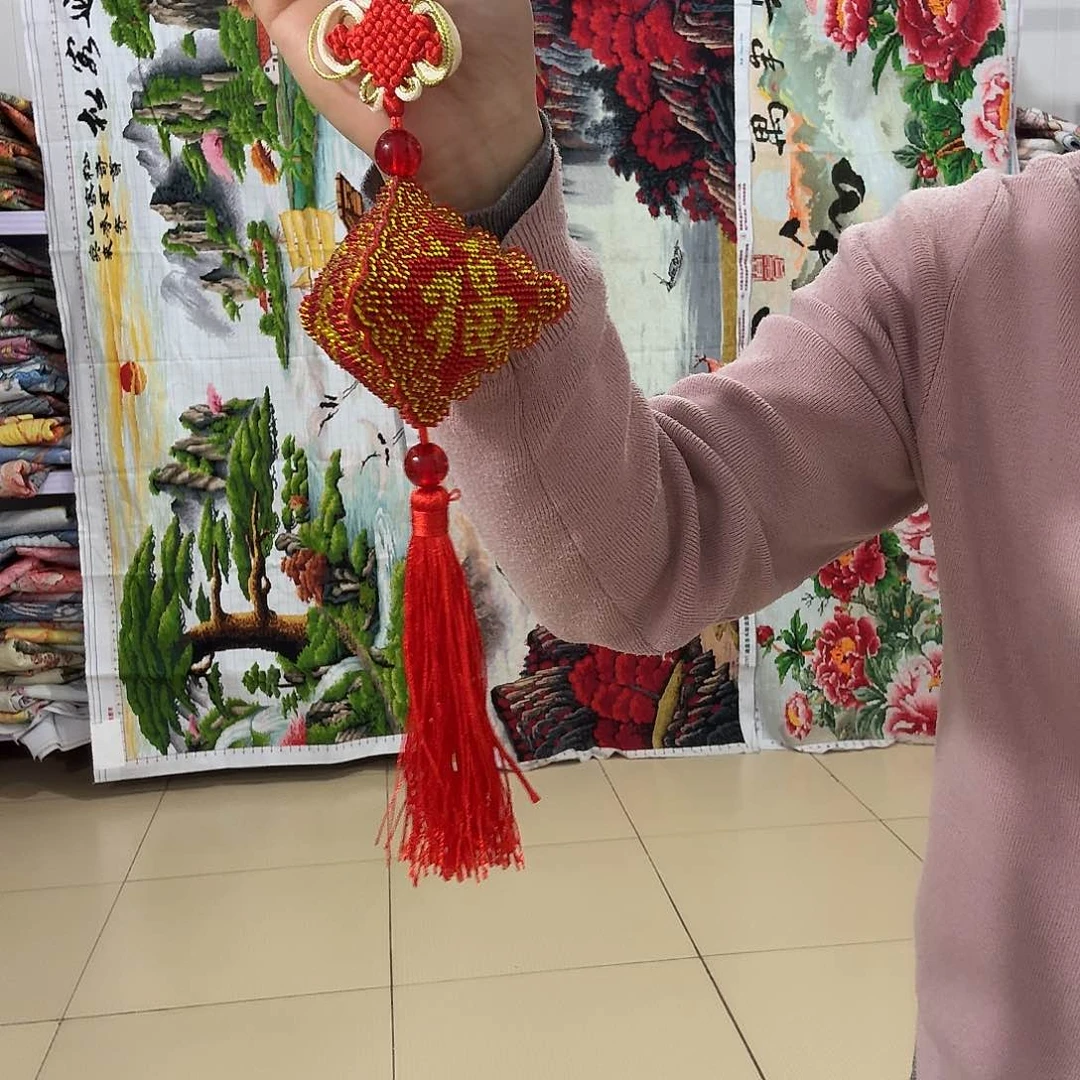 棉十字绣成品出售