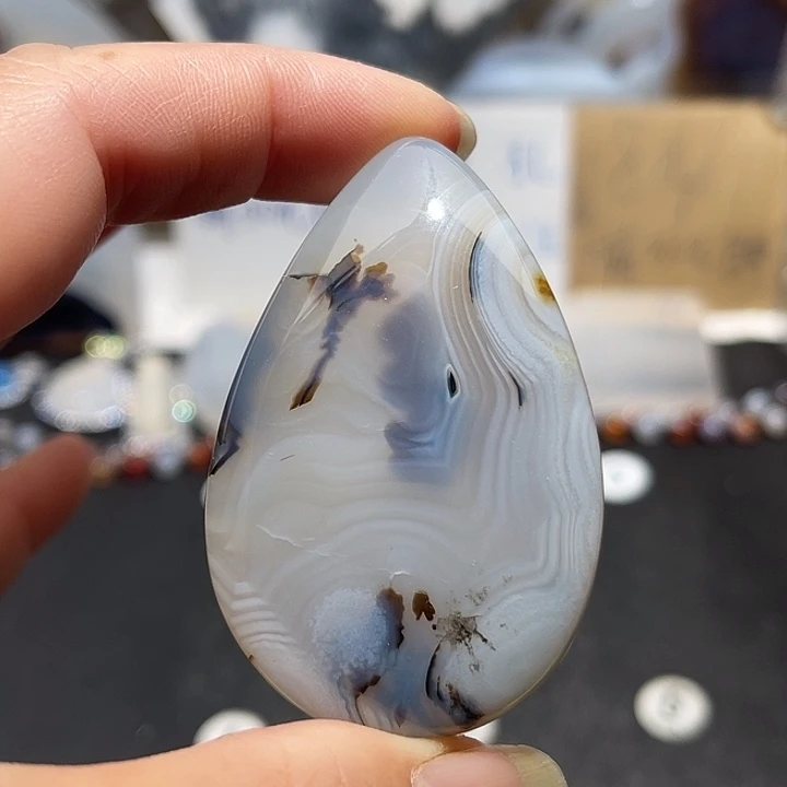 玛瑙/玉髓未镶嵌吊坠(不含链)