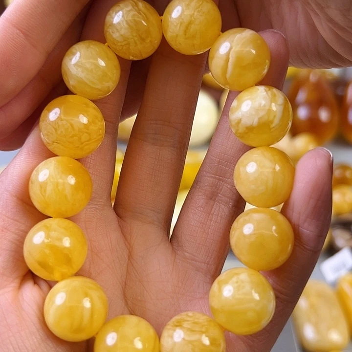 蜜蜡颈饰未镶嵌蜜蜡