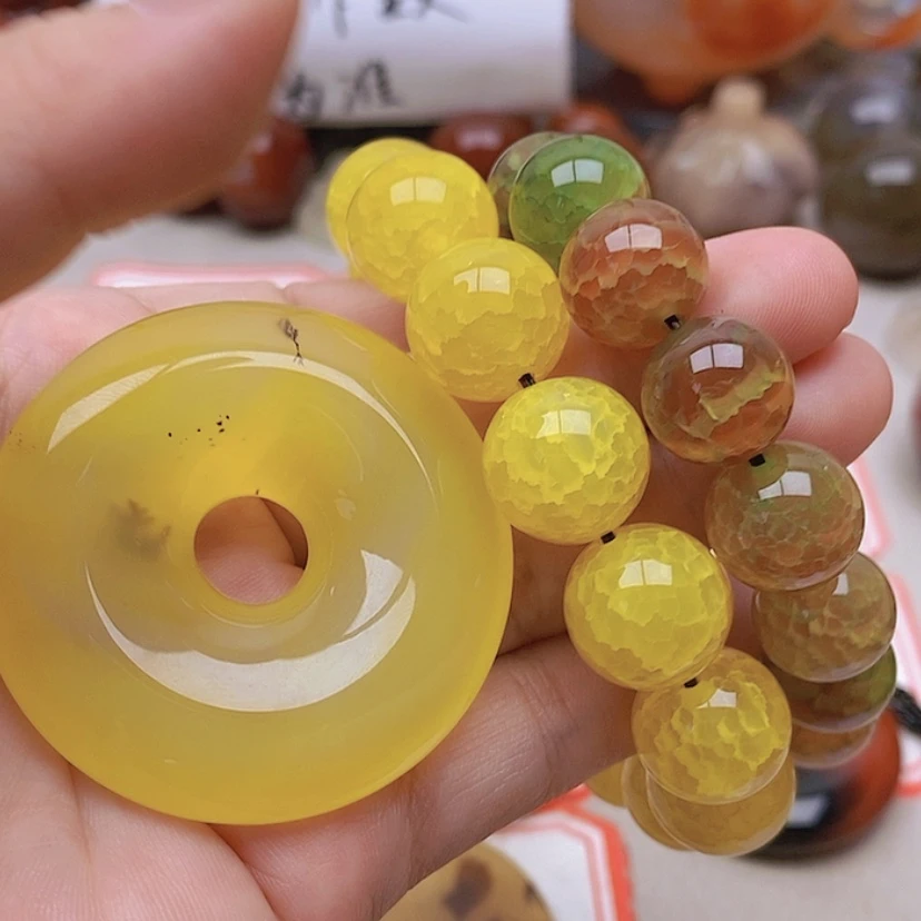 【闪购商品】未镶嵌玛瑙/玉髓珠宝半成品高****j