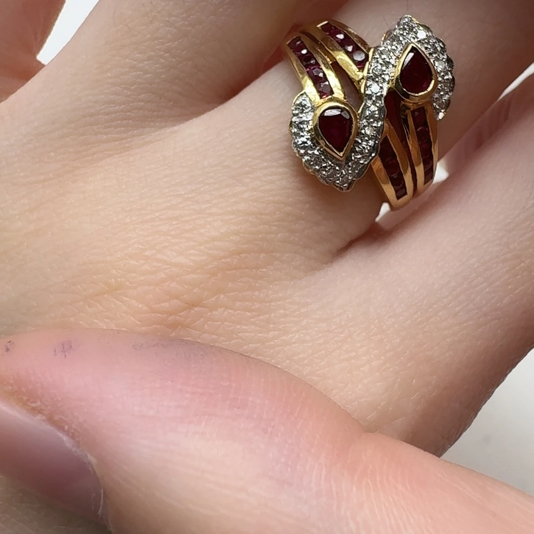 戒指未镶嵌红宝石