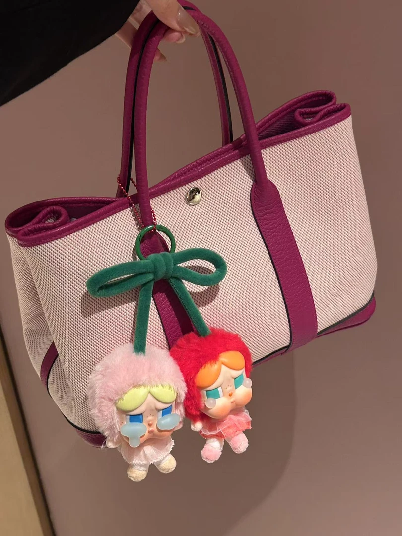 95新 Hermes/爱马仕 展会外场！粉色30花园包