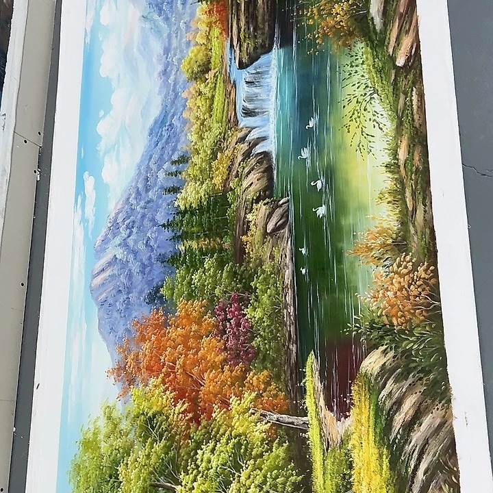油画恭喜嘻嘻之一嘻嘻
