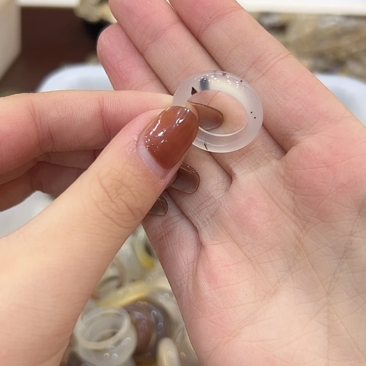 玛瑙/玉髓合金戒指105港14