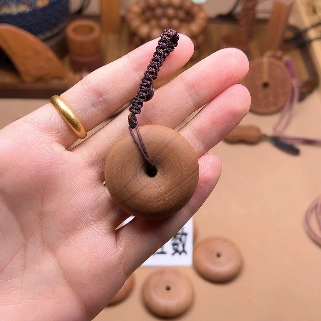 檀香木手串/手链平安扣 小 瑕疵