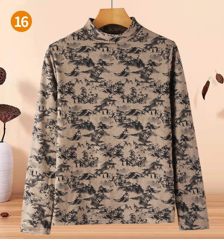 常规包袖宽松型印花无袖毛针织衫加绒大码宽松赫本风【金】