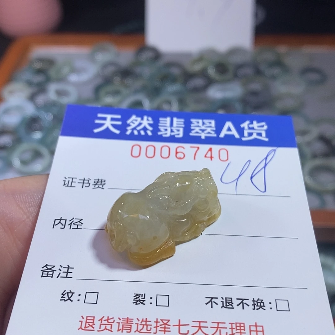 颈饰未镶嵌翡翠翡翠