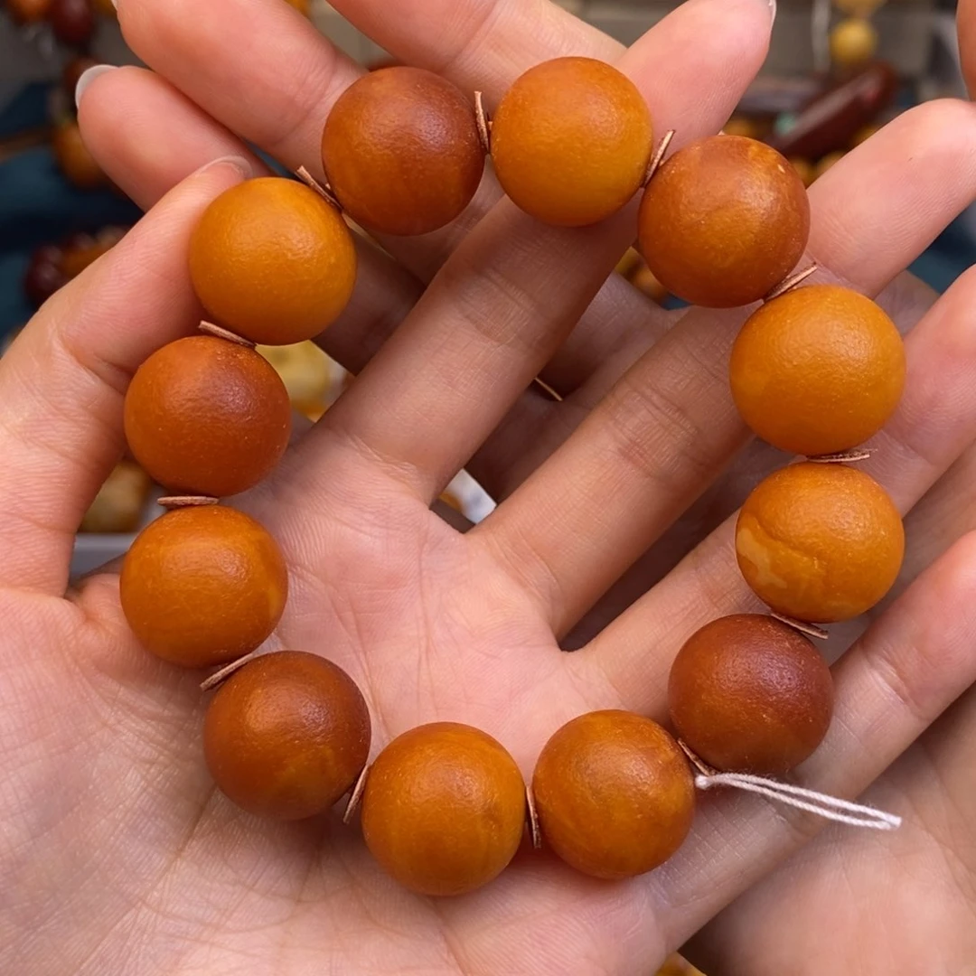 未镶嵌琥珀裸石小*蜜蜡17m mM