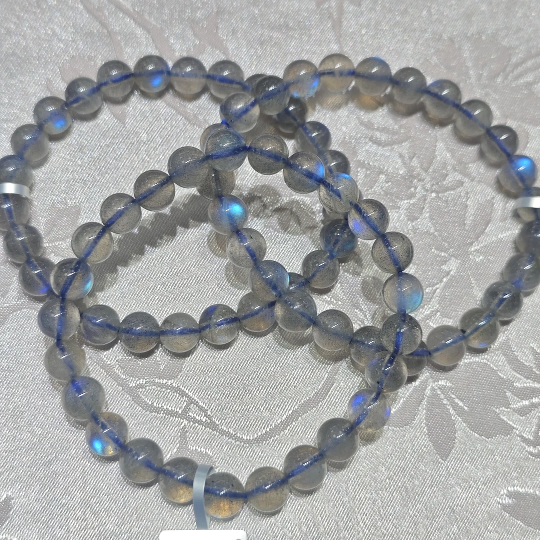 【书记甄选】天然灰月光单圈手链 多样性发一件 约7mm GD1575