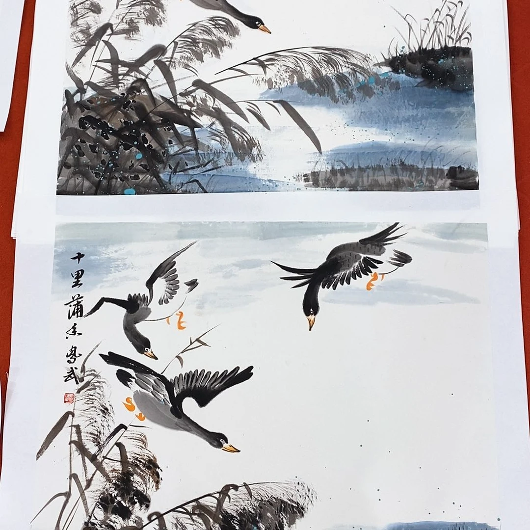 国画禾*颇似大白熊与狼之间