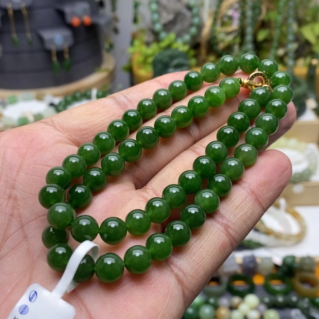 和田玉（碧玉）颈饰未镶嵌61