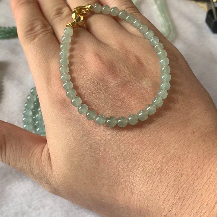 定制翡翠未镶嵌定制翡翠珠串