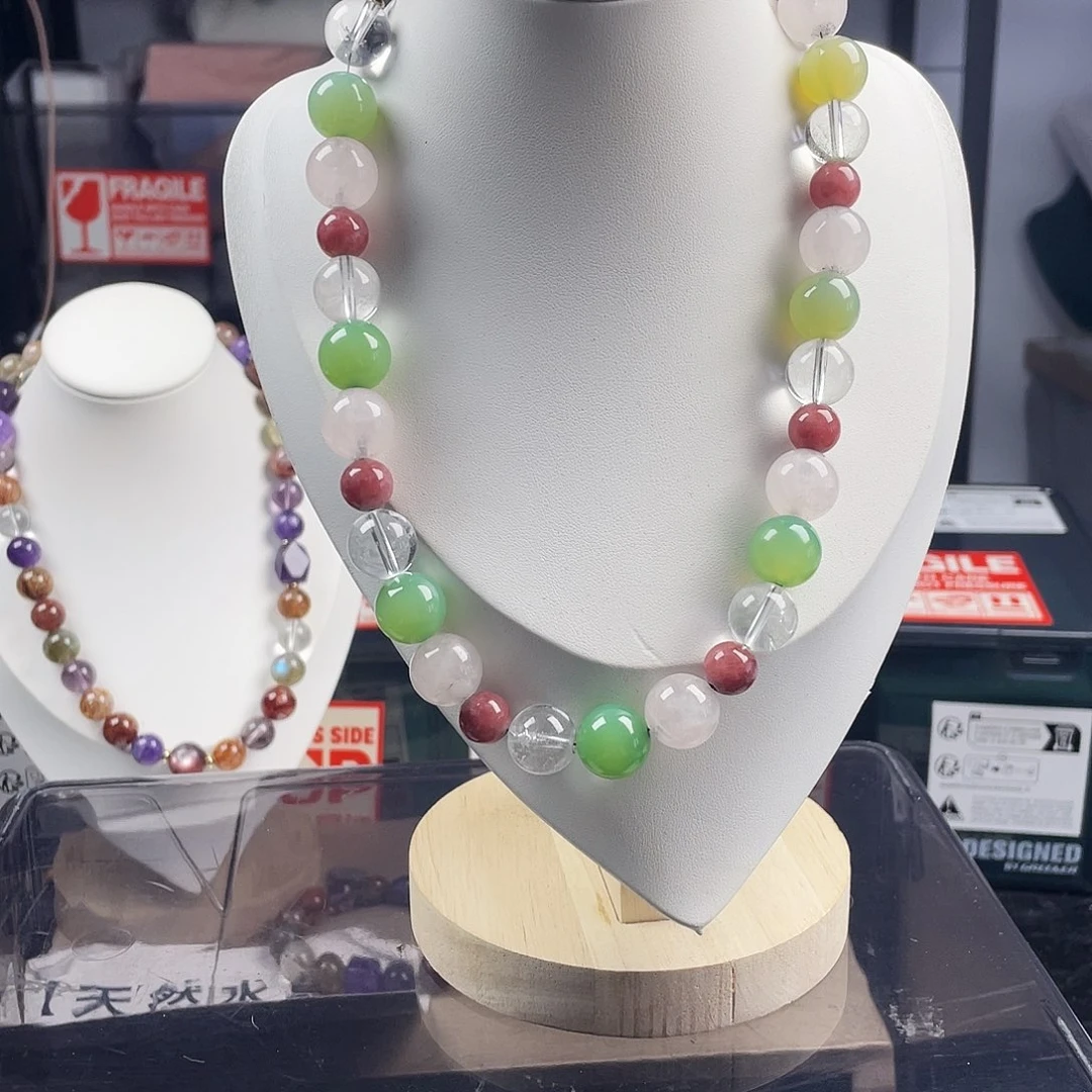 银S925镶嵌烟晶手链