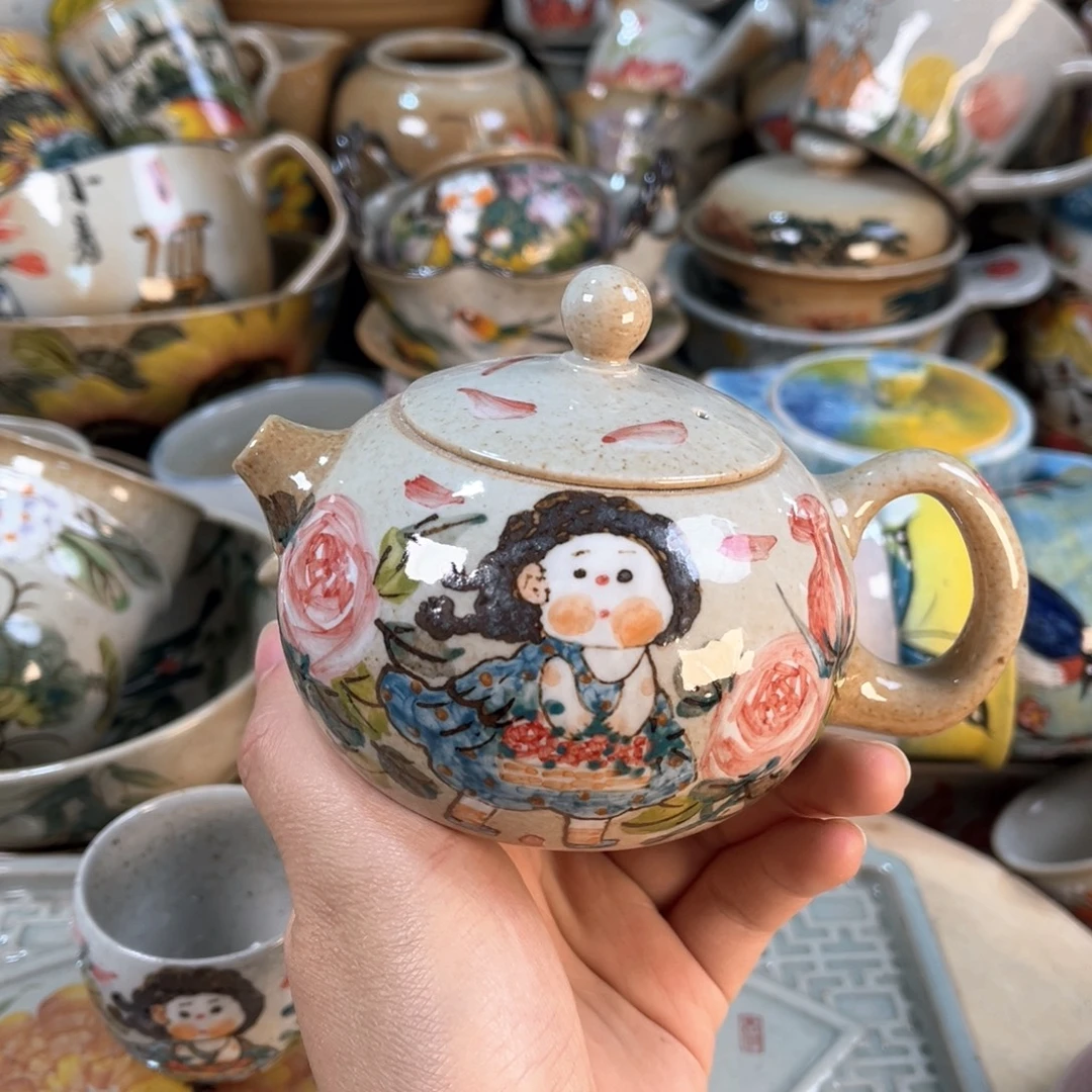 景德镇手工手绘杯