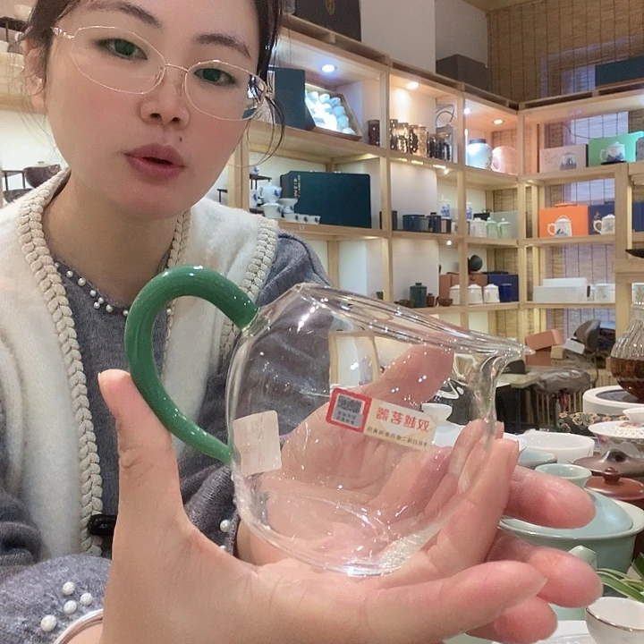 耐高温玻璃双越公杯