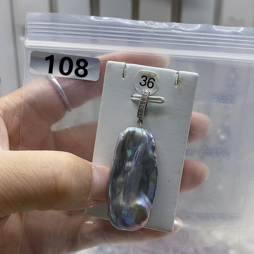 颈饰合金淡水珍珠