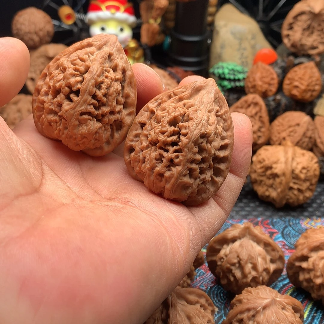 把件文玩核桃全品三角凤凰台40