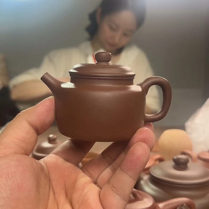 茶壶紫砂y**夜德中壶