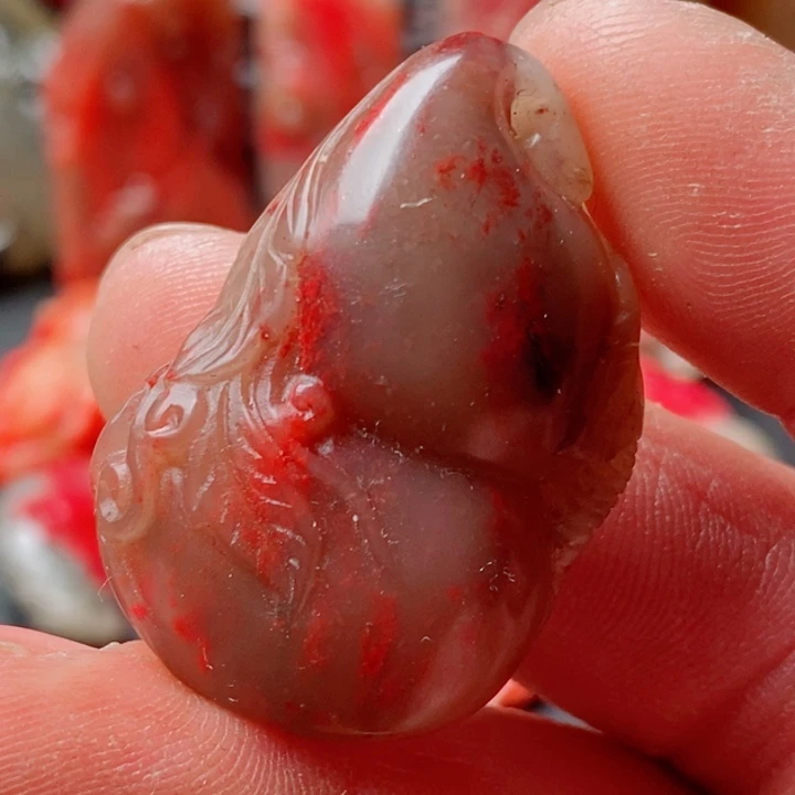 昌化鸡血石昌化鸡血石挂件