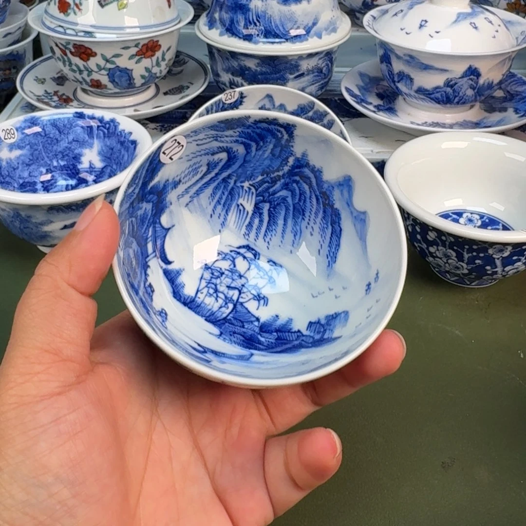 景德镇纯手绘茶具圆圆272