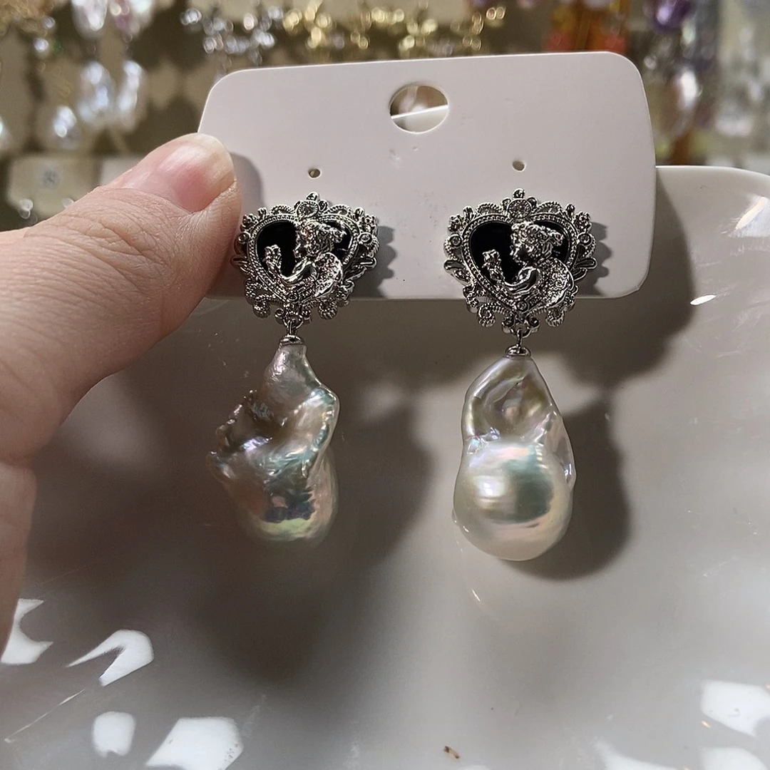 合金颈饰淡水珍珠特价耳饰4360