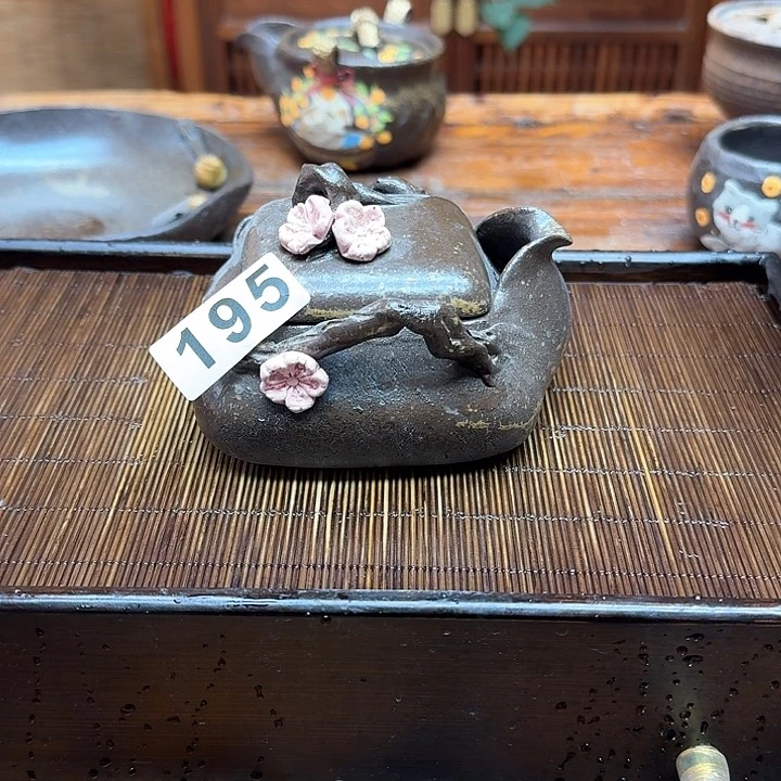 纯手工制作粗陶茶具