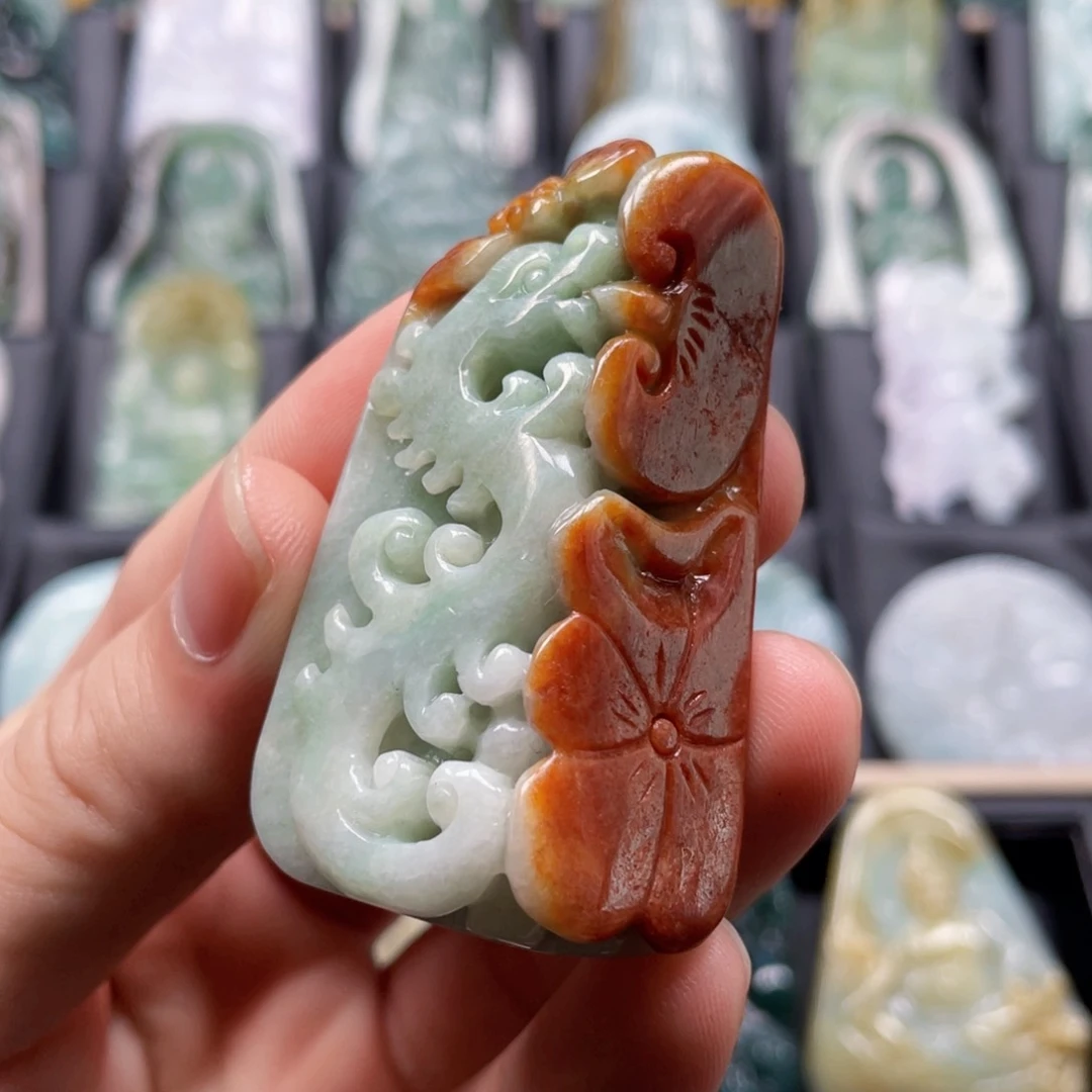 颈饰未镶嵌翡翠翡翠