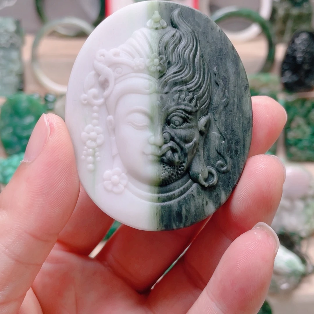 独山玉未镶嵌颈饰