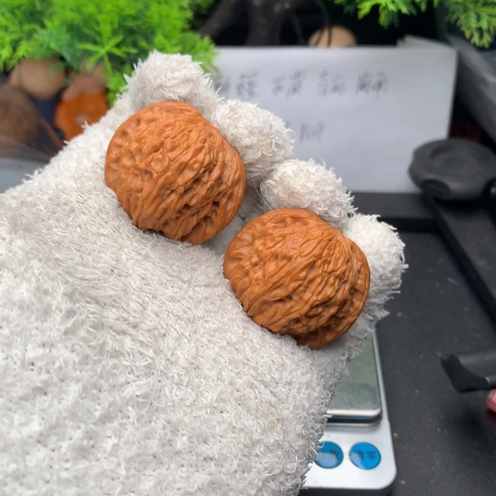 吊坠文玩核桃38磨盘