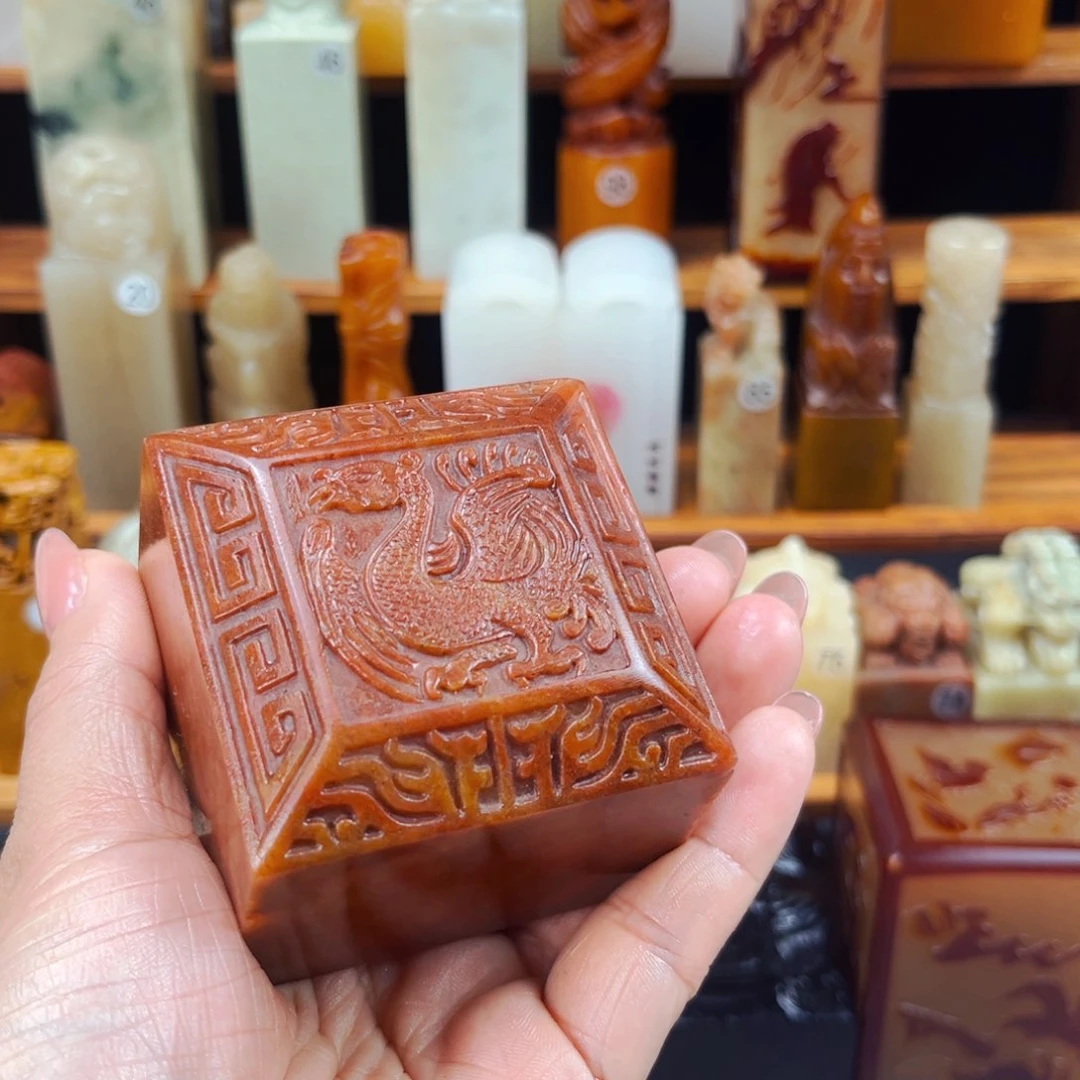 寿山石印石樂*闪购商品瑕疵6*6